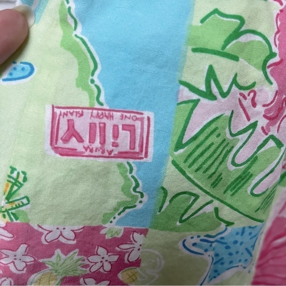 LILLY PULITZER Vintage Aruba One Happy Island Skirt size 4 - Picture 7 of 10
